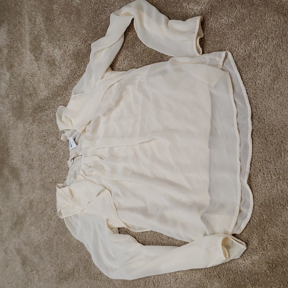 VERO MODA cream women's M blouse